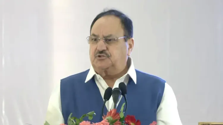 Nadda Pays Tribute to Mukherjee, Links Legacy to Viksit Bharat