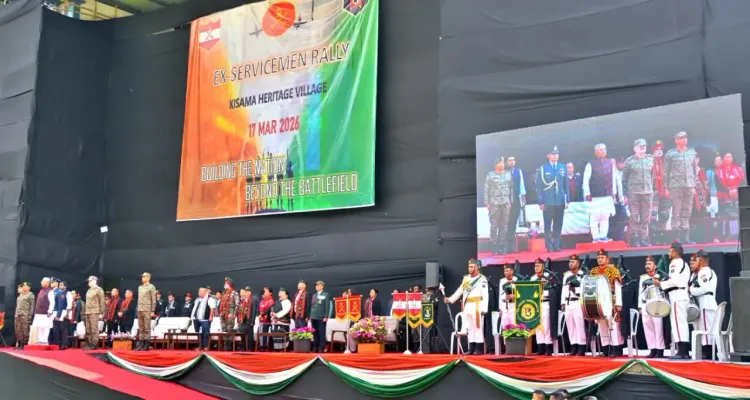 Nagaland Governor Celebrates Veterans and Veer Naris at Kisama Rally