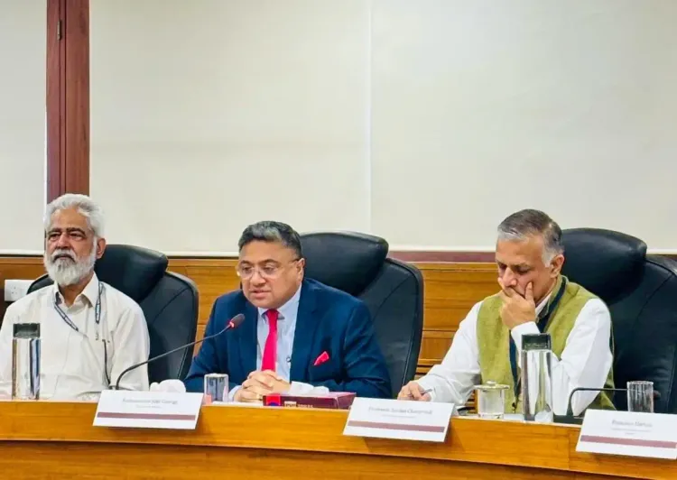 नालंदा विश्वविद्यालय में भारत-पुर्तगाल के 50 वर्ष सम्मेलन में सिबी जॉर्ज की उपस्थिति