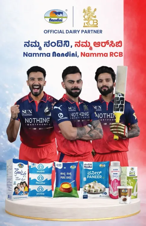 Nandini Partners with RCB as Official Dairy Sponsor for IPL 2026