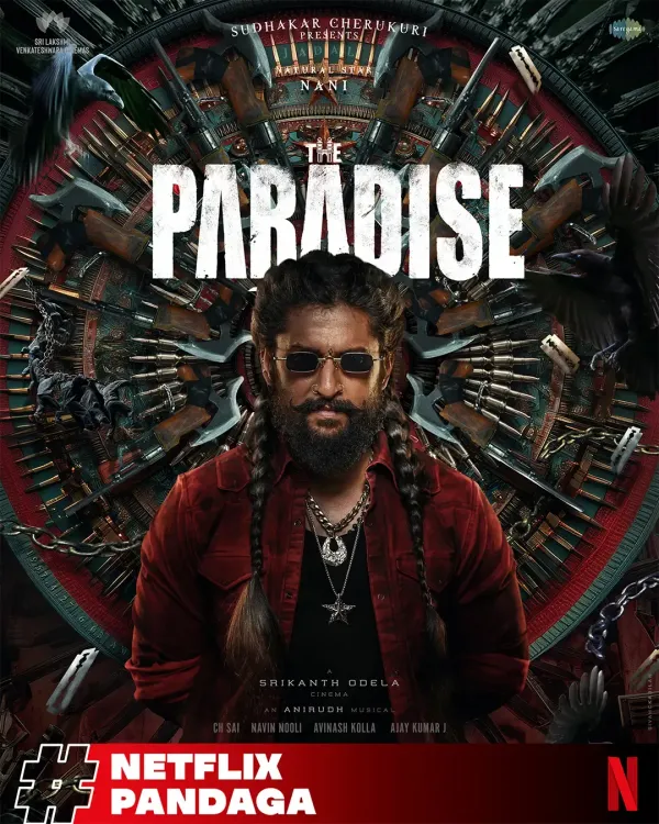 Nani's 'Paradise', Ram Charan's 'Peddi' among Telugu films listed to stream on Netflix after theatrical release