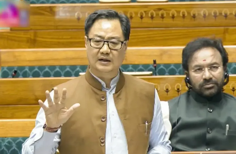 नारी शक्ति वंदन अधिनियम पर किरेन रिरिजू का मल्लिकार्जुन खड़गे को पत्र