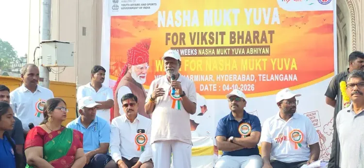 Nasha Mukt Walkathon in Hyderabad rallies youth against drug abuse