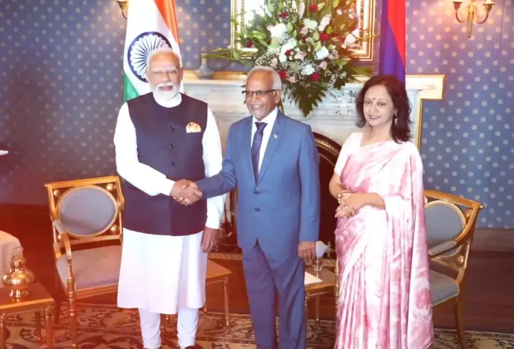 PM Modi Extends National Day Greetings to Mauritius