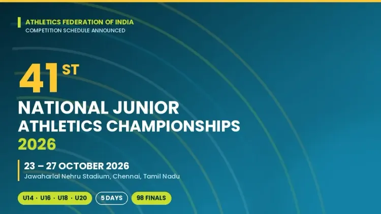 National Junior Athletics 2026: Abinaya, Neil Samraj set 100m national records in Chennai