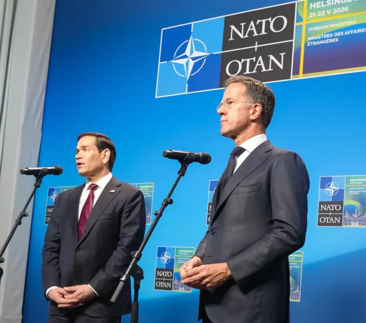 NATO eyes Hormuz defence push as Rubio, Rutte meet in Sweden
