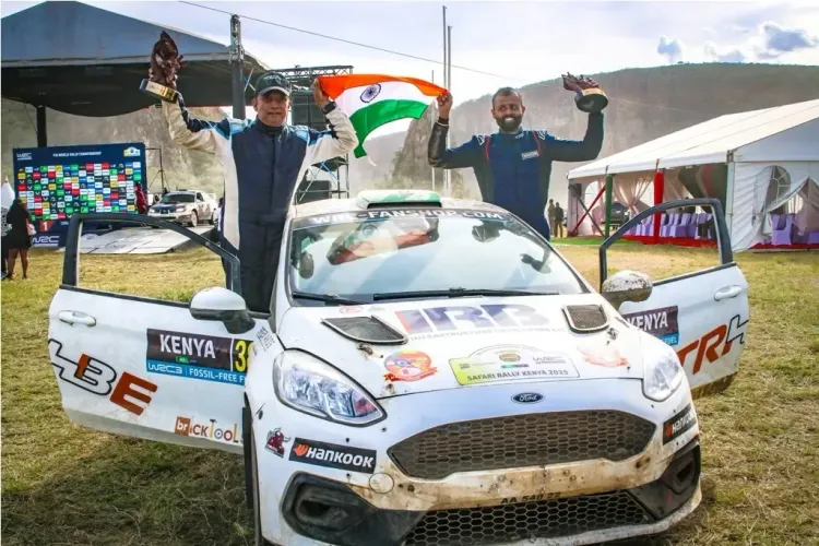 Naveen Pulligilla and Musa Sherif Make History with Kenyan NRC RC3 Win