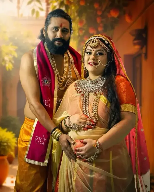 क्या नवरात्रि पर निधि झा ने फैंस से अपने आने वाले बच्चे के लिए आशीर्वाद मांगा?