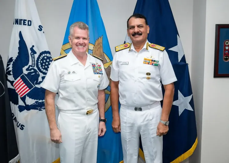 What Maritime Issues Did Navy Chief Admiral Dinesh K Tripathi Discuss with US Commanders?