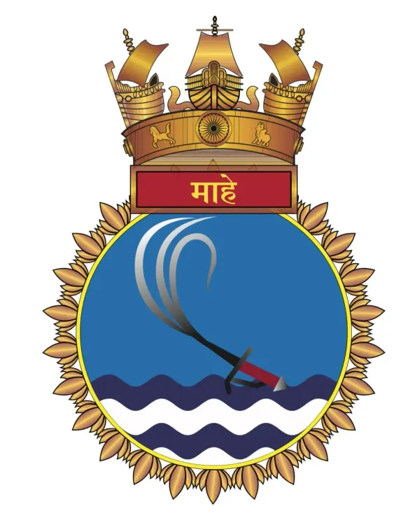 What Is the Significance of the Indian Navy's New Crest for Indigenous Ship Mahe?