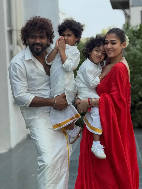 Nayanthara & Vignesh Shivan celebrate twins Uyir and Ulag's 4th birthday