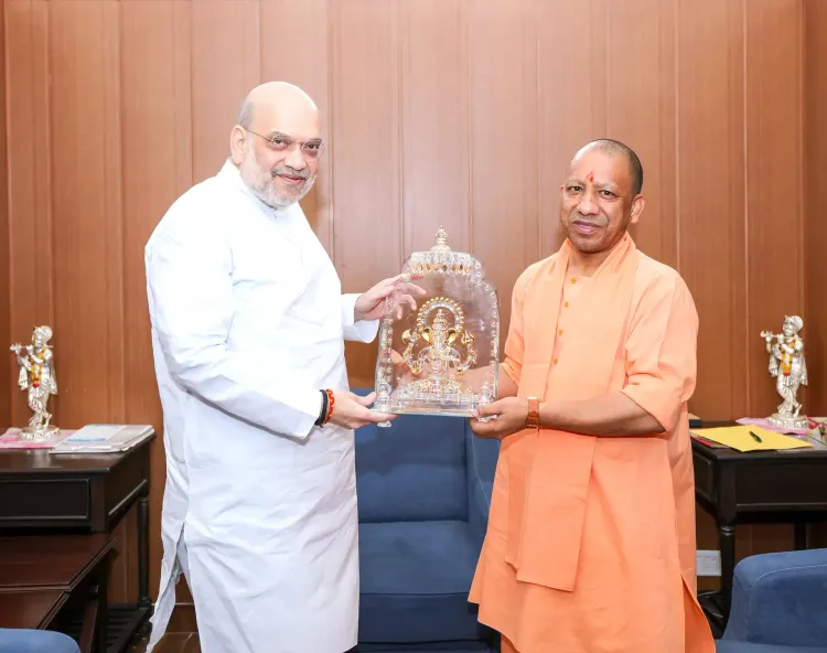 क्या सीएम योगी ने केंद्रीय मंत्री अमित शाह और जेपी नड्डा से नई दिल्ली में मुलाकात की?
