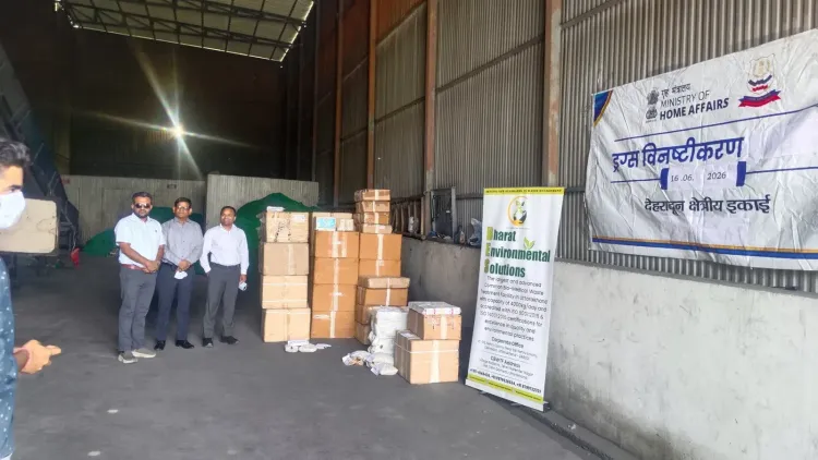 NCB destroys ₹236 crore narcotics in Dehradun, 303 kg incinerated