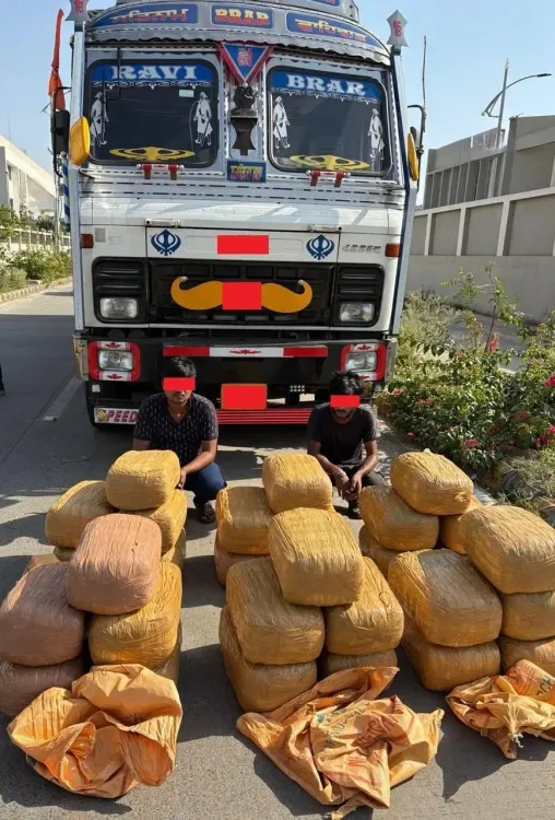 Major Ganja Trafficking Operation: 210 Kg Seized, Four Arrested in Nagpur