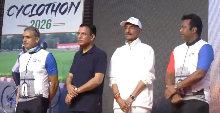 एनसीसी साइक्लोथॉन 2026: मांडविया और संजय सेठ ने दिखाई हरी झंडी, मैरी कॉम ने युवाओं को दिया 'नेवर गिव अप' का संदेश