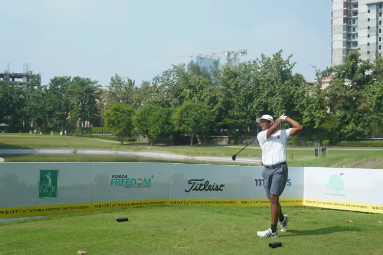 NCR Cup Golf Day 2: Gadre leads at 7-under, Gauri surges in girls