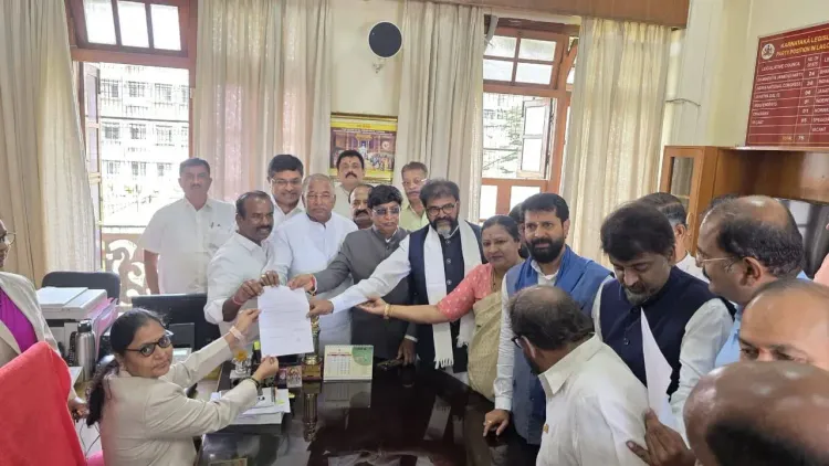 NDA's P.H. Poojar files nomination for Karnataka Council Chairman