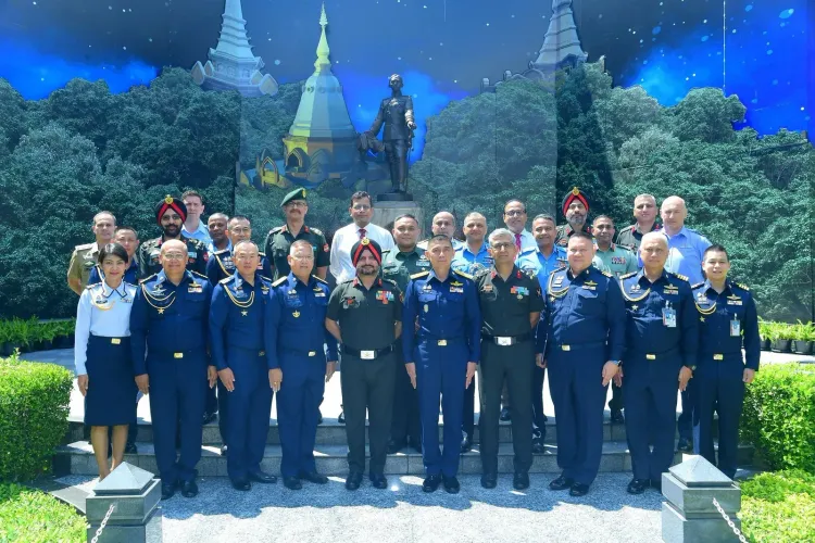 NDC India delegation visits Royal Thai Air Force HQ to deepen defence ties