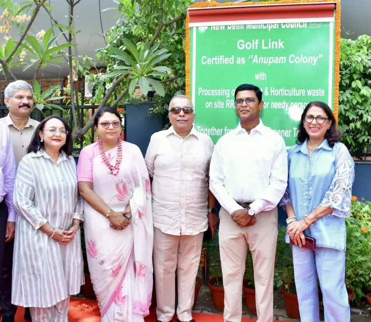 NDMC certifies Golf Links as ninth Anupam Colony for zero-waste living