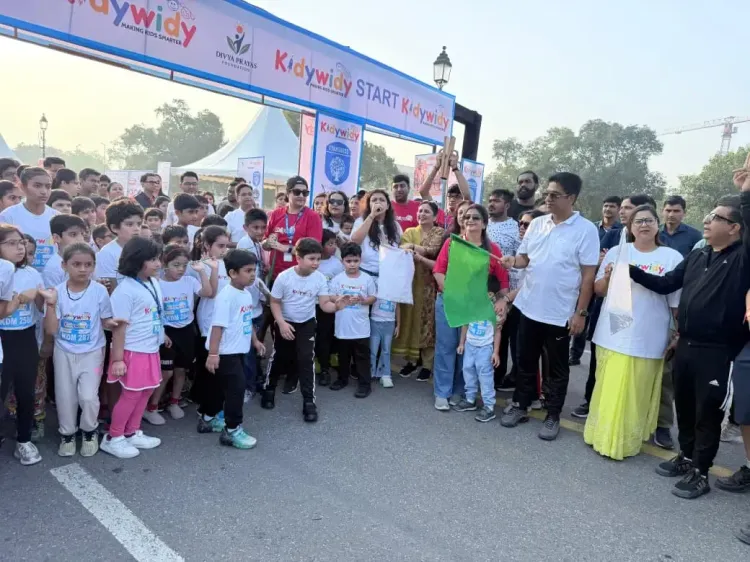 Did NDMC VC Kuljeet Chahal Kick Off Kids’ Marathon on Kartavya Path?