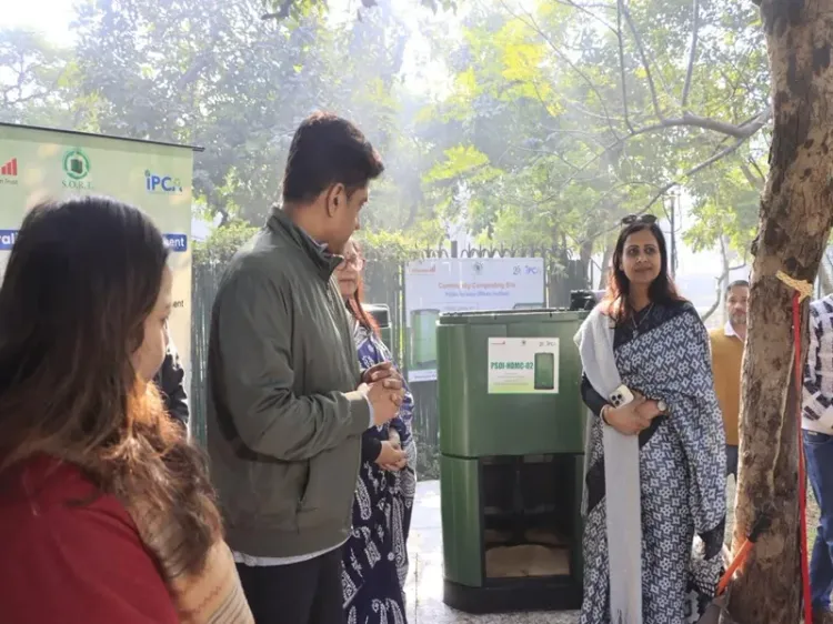 Did NDMC Vice Chair Kuljeet Chahal Unveil New Wet-Waste Processing Bins?