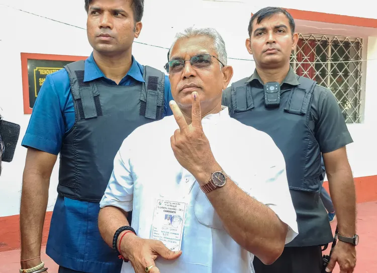 Dilip Ghosh: Police body language signals regime change in Bengal
