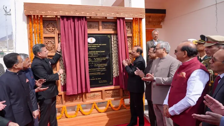 CJI Surya Kant inaugurates Ladakh HC bench in Leh, L-G Saxena hails 'new era'