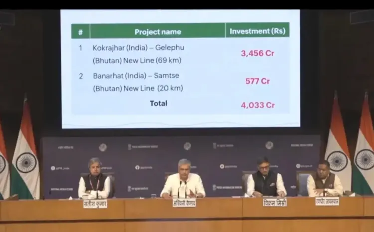 How Will New Railway Projects Connect India and Bhutan to Enhance Trade?