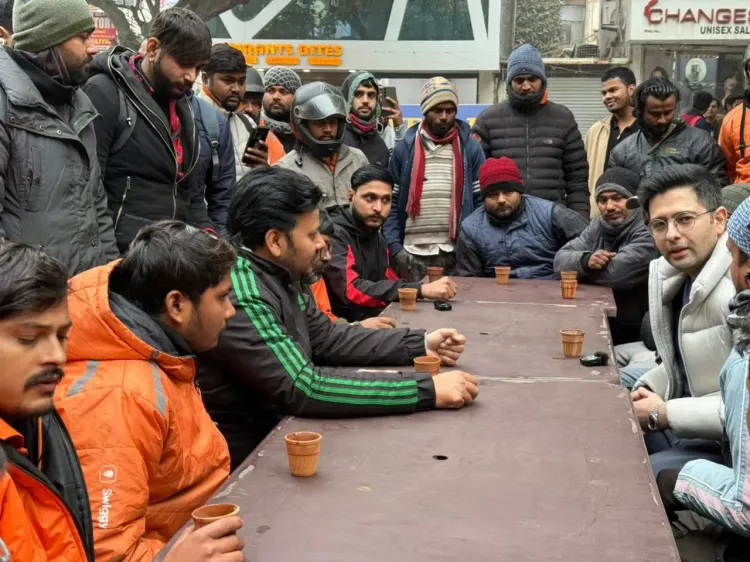 Is Raghav Chadha Supporting Gig Workers on New Year’s Eve?