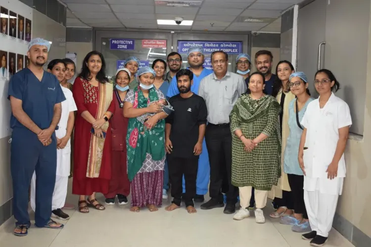 Kutch newborn survives bilateral choanal atresia after surgery at Ahmedabad Civil Hospital