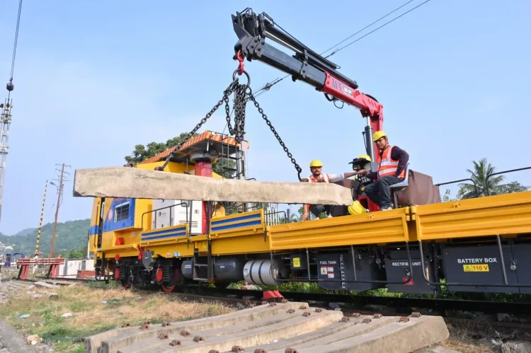 NFR inducts Rail-Borne Maintenance Vehicle for Bairabi-Sairang line