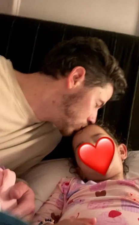 Nick Jonas Shares Heartwarming Moment Kissing Daughter Malti Marie