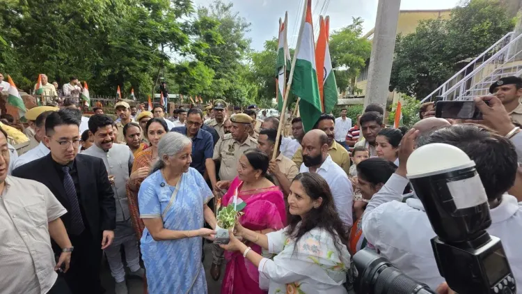 Nirmala Sitharaman joins Har Ghar Tiranga drive in Jaipur
