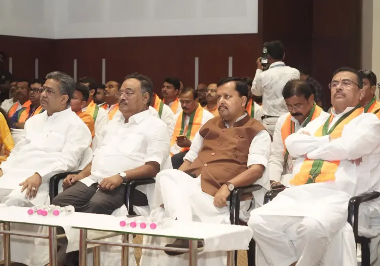 BJP chief Nitin Nabin joins Mann Ki Baat 138 at Biswa Bangla Centre in Kolkata