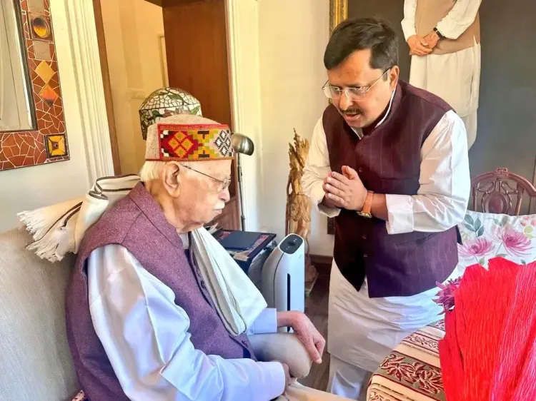 क्या नितिन नबीन ने भारत रत्न लालकृष्ण आडवाणी से मुलाकात की?