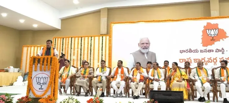 BJP chief Nitin Nabin rallies Telangana cadres for 2028 power bid