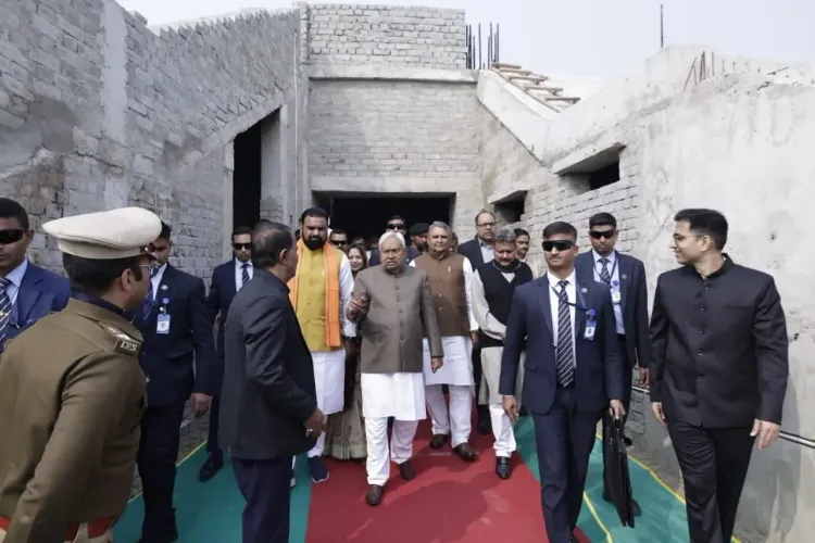What Did Nitish Kumar Discover During His Visit to the Under-Construction Buddhist Complex in East Champaran?