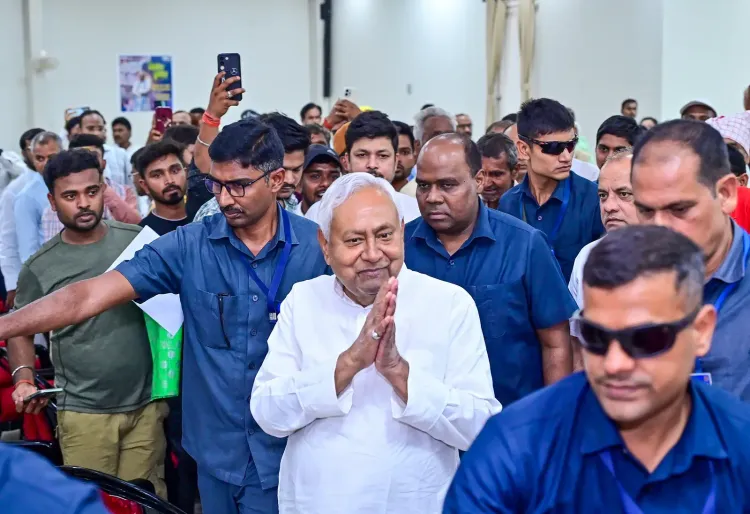 Nitish Kumar visits JD(U) HQ in Patna, reviews Jan Sunwai grievance cell