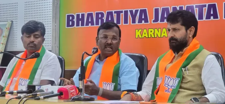 Dalit safety in Karnataka: BJP's Narayanaswamy demands CM, Home Minister resign