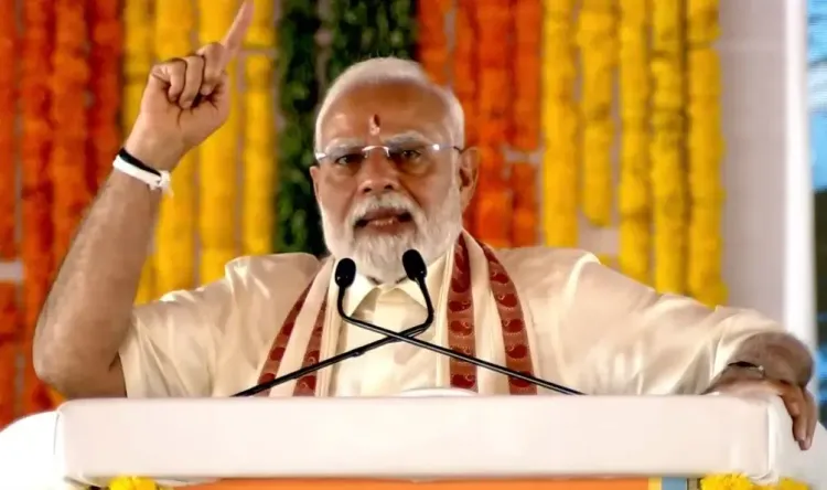 PM Modi Comments on Lack of Tamil Signatures in Letters