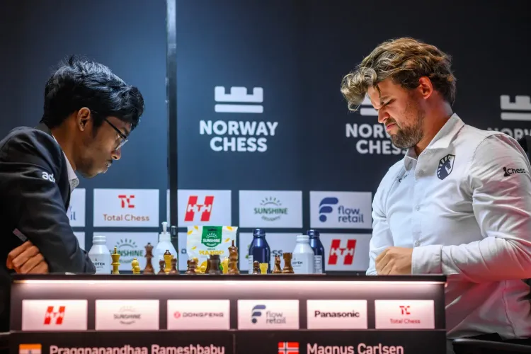 Norway Chess 2026: Praggnanandhaa stuns world No. 1 Carlsen in Round 3
