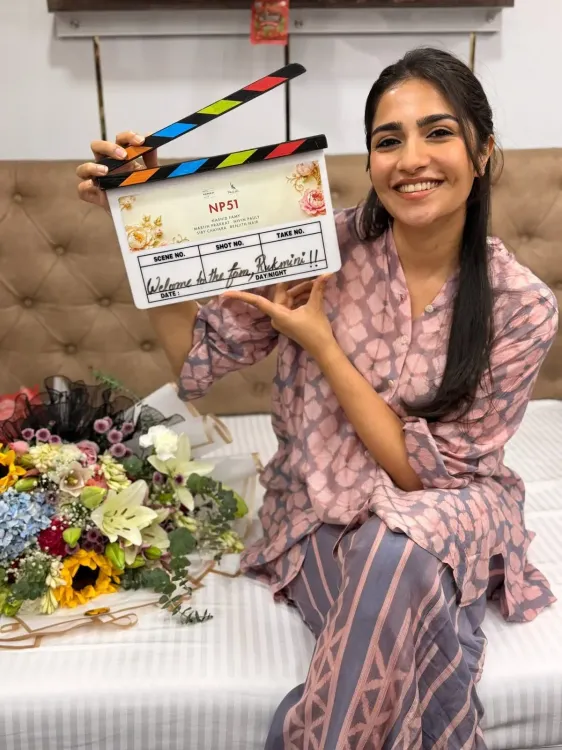 Rukmini Vasanth begins shoot for NP51 opposite Nivin Pauly