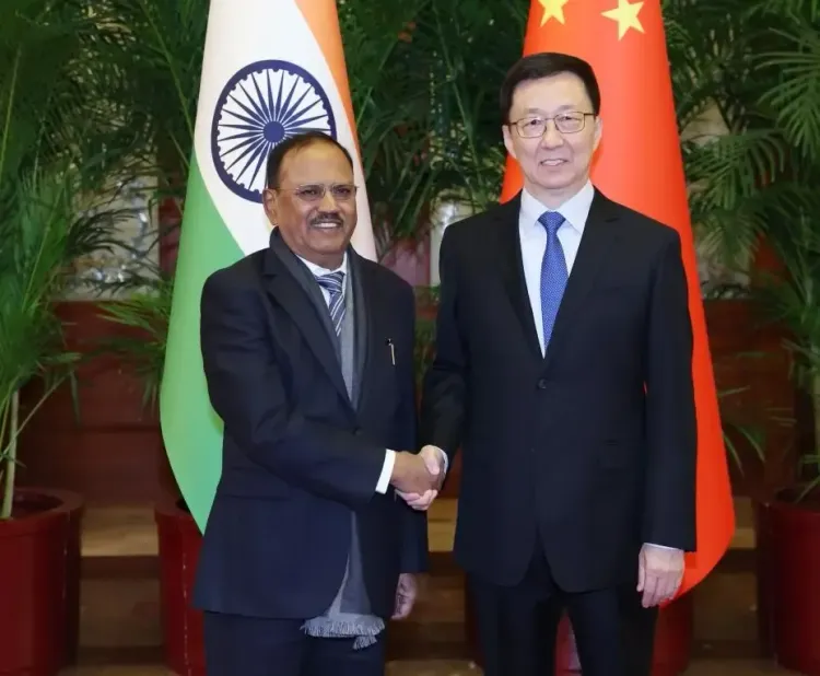 NSA Doval and Chinese VP meet in Beijing, discuss fostering political mutual trust 