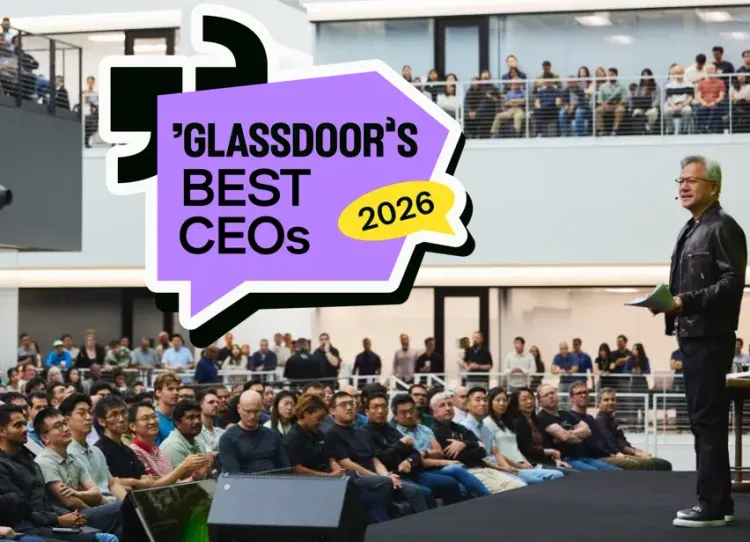 Nvidia CEO Jensen Huang tops Glassdoor's 2026 Best CEOs list