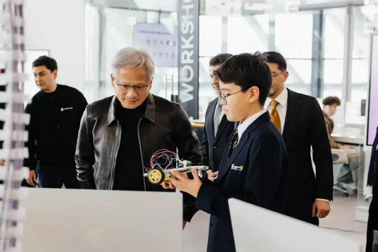 Nvidia CEO Jensen Huang Visits Astana to Champion AI