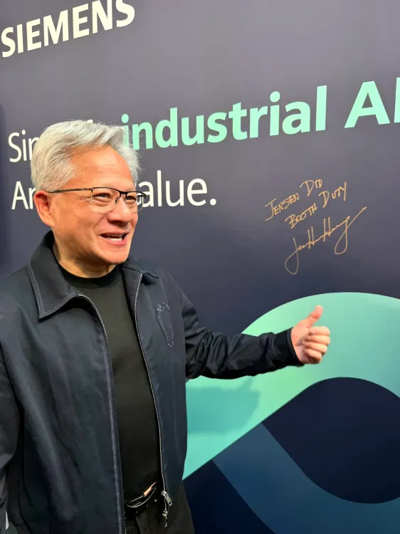 Nvidia's Jensen Huang Hits GTC Berlin to Meet AI Partners