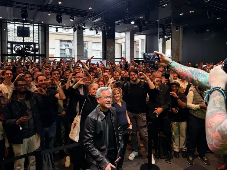 Nvidia's Jensen Huang Joins Paris Developer Event