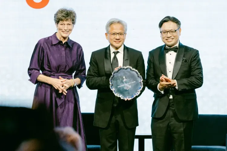 Nvidia's Jensen Huang Wins 2026 Van Fleet Award