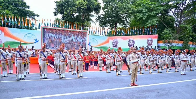 Odisha CM joins parade, greets state on Independence Day