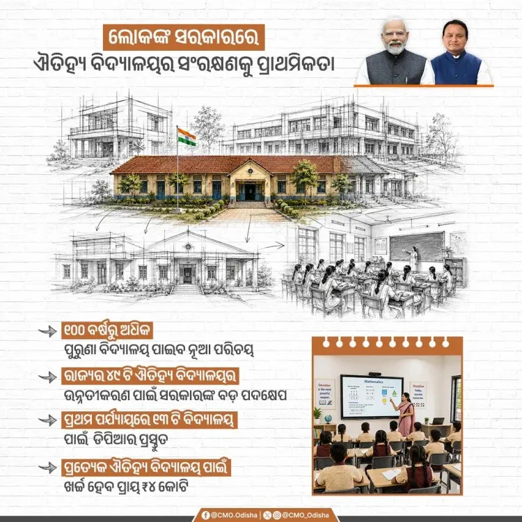 Odisha CM Majhi to revamp 49 century-old heritage schools